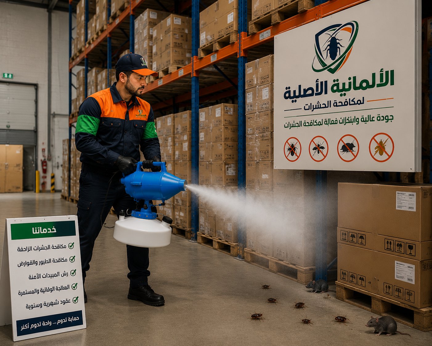مكافحة الحشرات فى المخازن مكافحة الحشرات فى المخازن