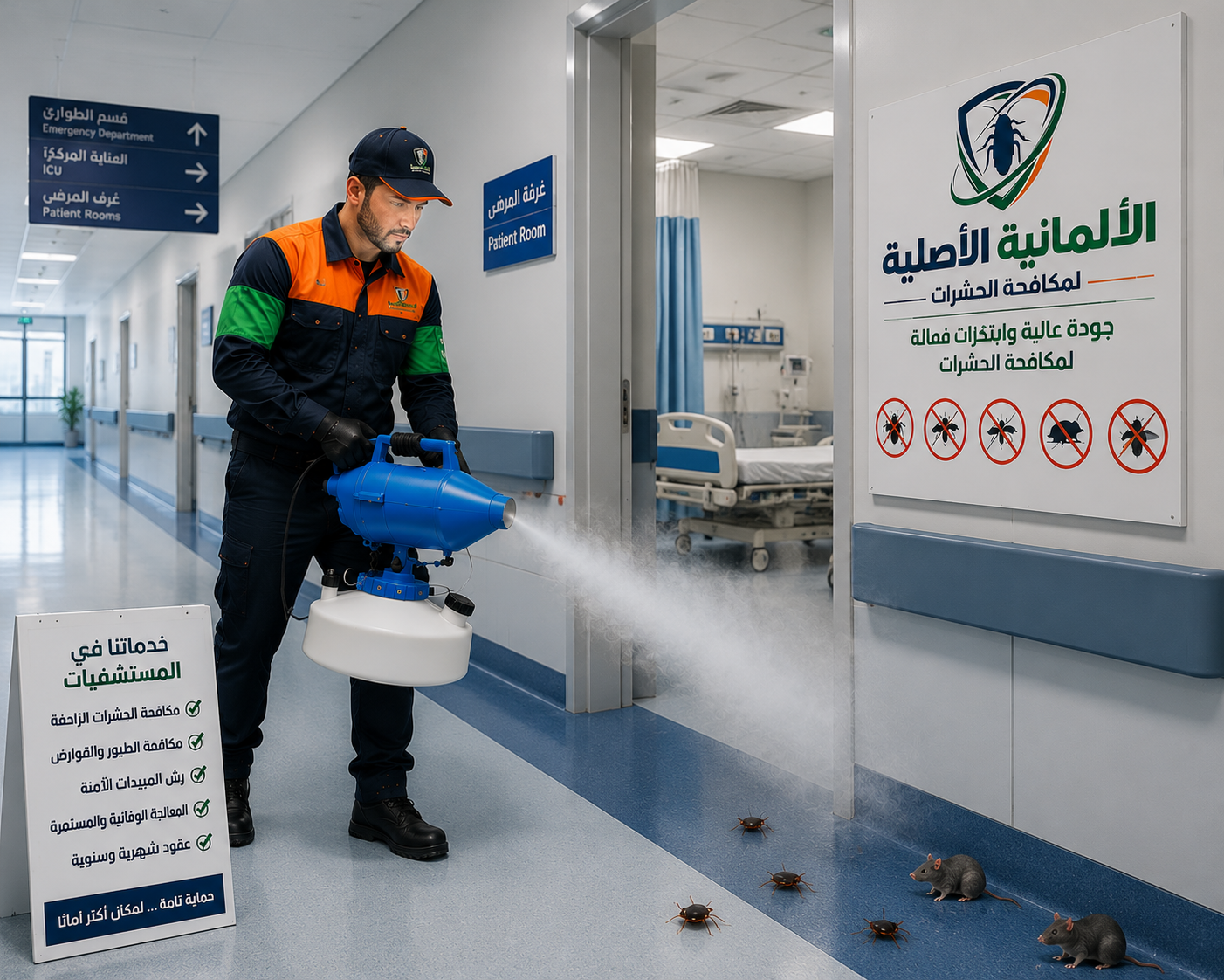 مكافحة الحشرات فى المستشفيات مكافحة الحشرات فى المستشفيات